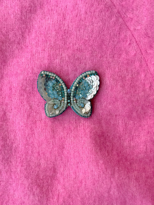 Broszka „Błękitny Motyl”