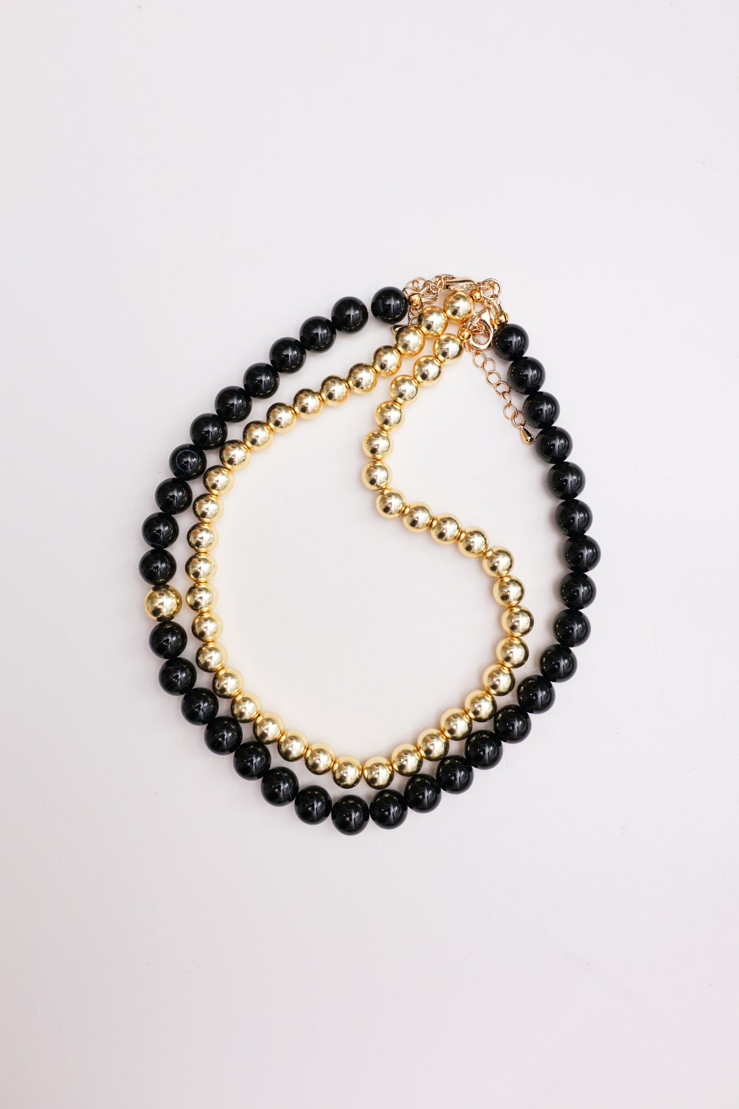 Naszyjnik z czarnego agatu