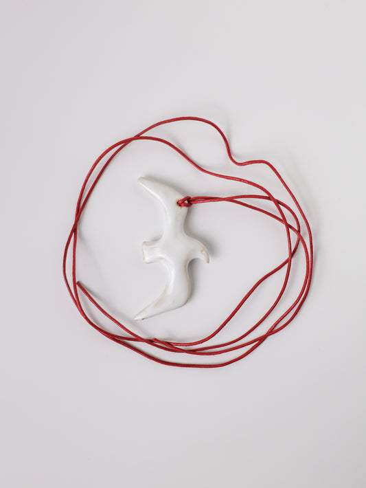 Керамічний кулон "Чайка"