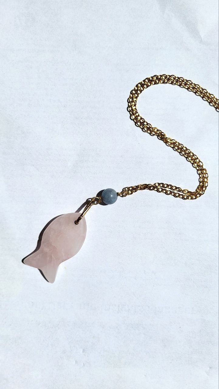Naszyjnik MARE Ryba Stone Rose