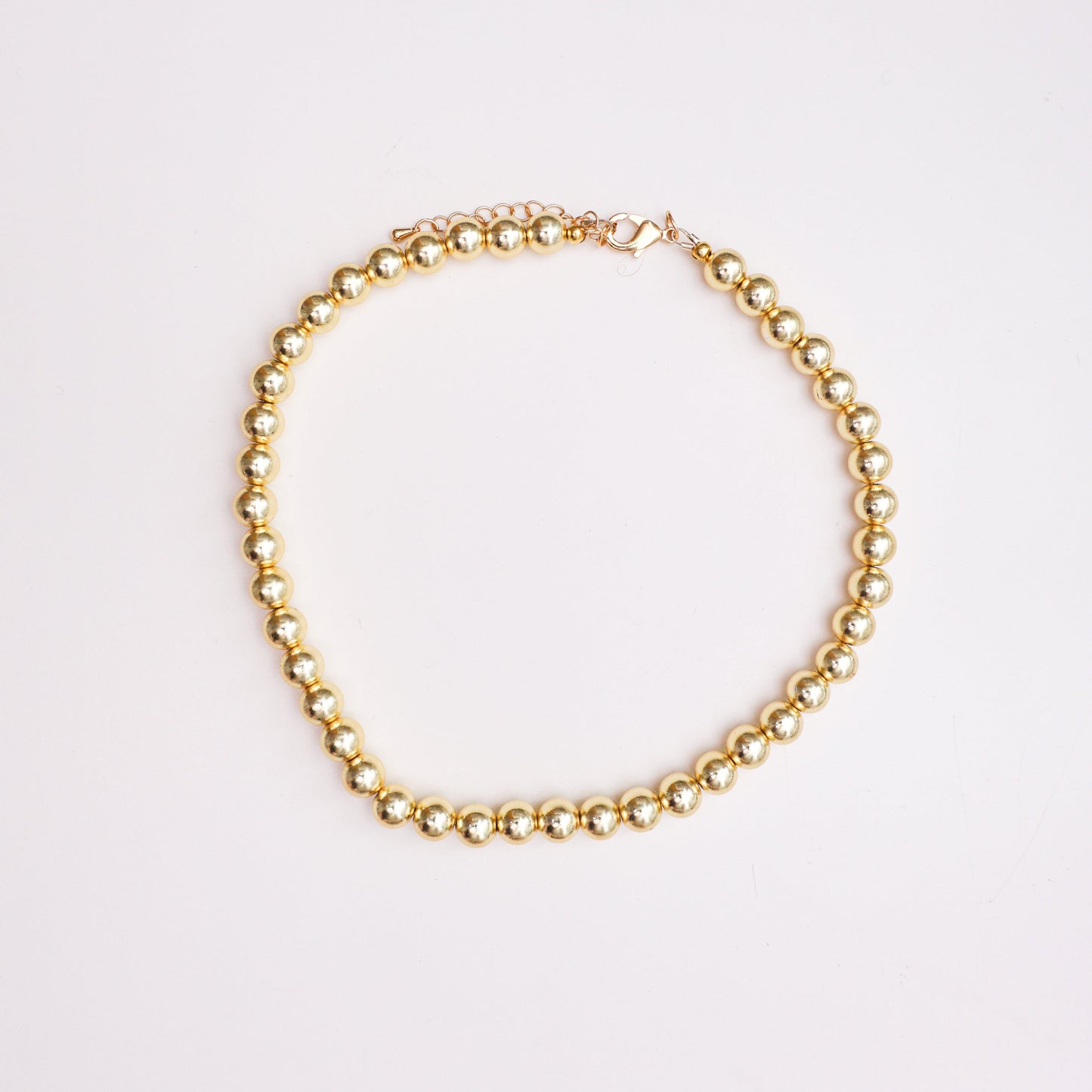 Naszyjnik  z pozłacanego hematytu