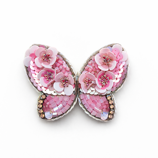 Broszka SYMBOL Motyl Rose – zdjęcie 1
